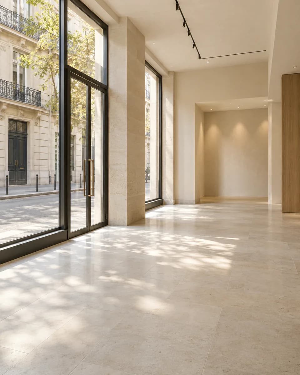 Local commercial lumineux et rénové avec une grande vitrine